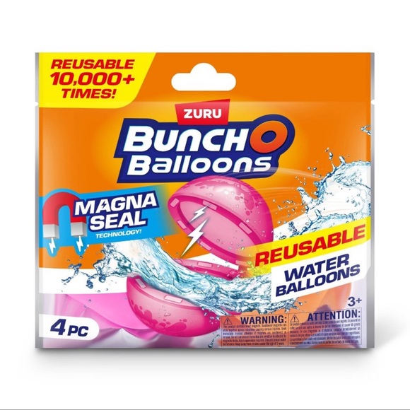 Zuru Bunch O Balloons Reusable Water Balloons 4pc - Picture 3 of 8